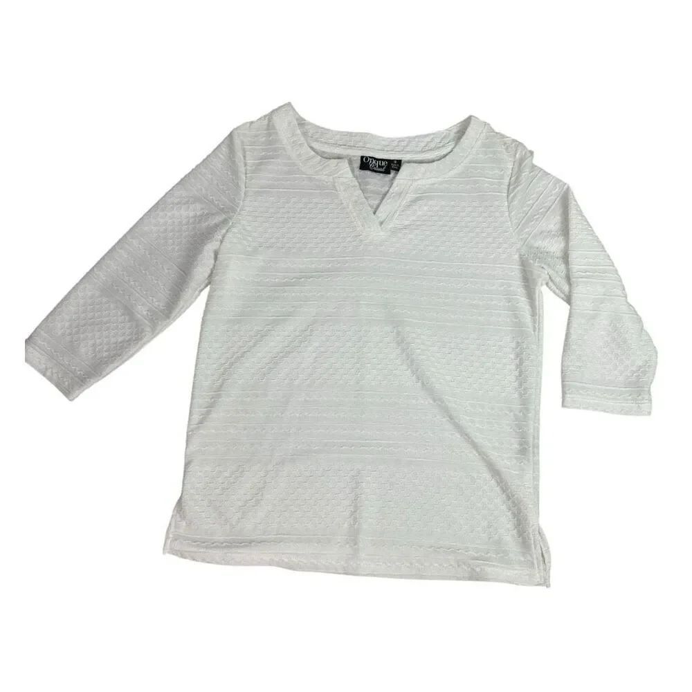 Onque Casual Top size SmallโTextured